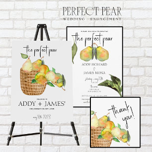 Perfect Pear - Couples Shower Invitation