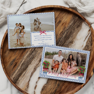 Chinoiserie Topiary Christmas Party Invitation