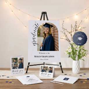 Minimalist Editorial Script Graduation Envelope