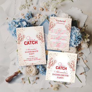 She’s a Catch Lobster Bachelorette Party Tote Bag