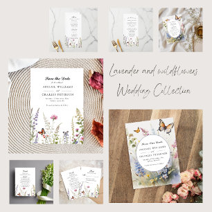 Elegant Lavender Wildflowers  Envelope