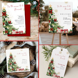 Tis the Season to be married Winter Bridal Shower  Classic Round Sticker