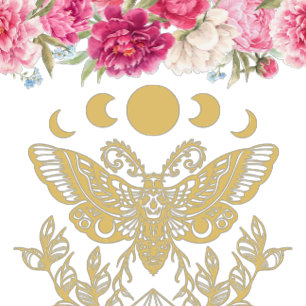 Death Moth Wedding - Placards Place Card