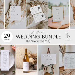 Minimalist Wedding Guest Book Sign Template
