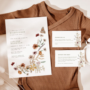 Wildflower Boho Books for Baby Enclosure Card