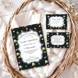 Gender Neutral Planet Diapper Raffle Enclosure Card