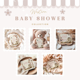 Boho Cowgirl Boots Books for Baby  Enclosure Card