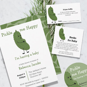 Happy pregnant pickle books for baby enclosure card