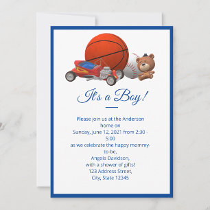 Boy Toys Invitation