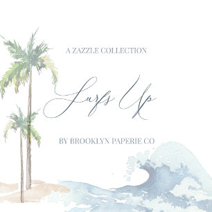 Surfing Theme Baby Shower Invitation Beach Baby 