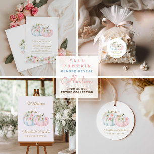 It's Twins Fall Girl and Boy Baby Shower Invitation