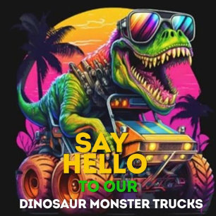 Dino-Mite Monster truck party Favour Box