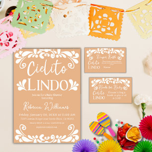 Cielito Lindo Mexican Fiesta Neutral Baby Shower Invitation