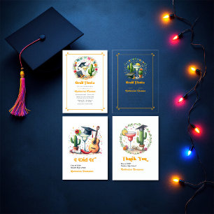 Fiesta Graduation Party Photo Invitation