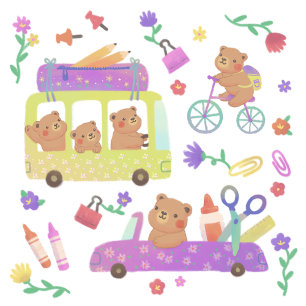 Back to School: Teddy's Ready for School Notebook