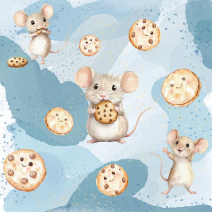 Mouse and Cookie Paper Coaster