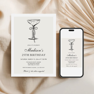 Chic Sand Champagne  Place Card