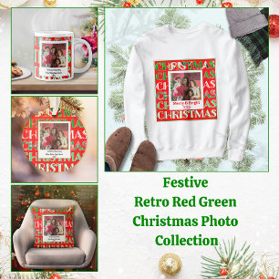 Festive Red Green Christmas Napkin