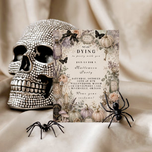Elegant Pastel Halloween Party Invitation