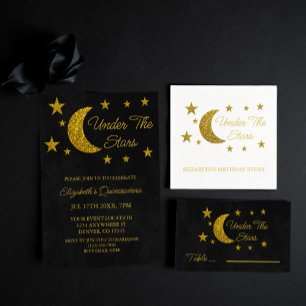 Under The Stars Birthday Napkin