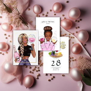 Wine Themed Thank You Card