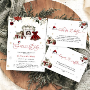 Santa Baby Christmas Books for Baby Enclosure Card