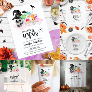 Halloween Bridal Shower Welcome Sign