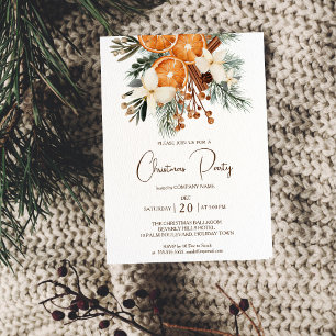 Rustic Boho Christmas winter dry citrus botanical 