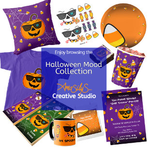 Funny Spooky Pumpkin iconic winkS Party Invitation