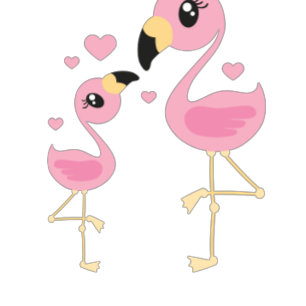 Cute Flamingo Baby Shower Tropical Beach Pink Girl Invitation