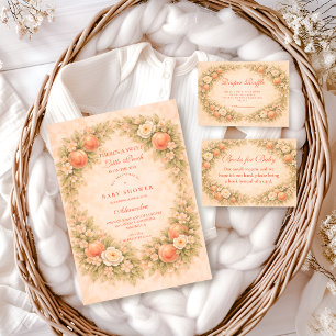 Sweet Peach Orchard Baby Shower Napkin