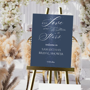 Moon Stars & String Lights Bridal Shower Invitation