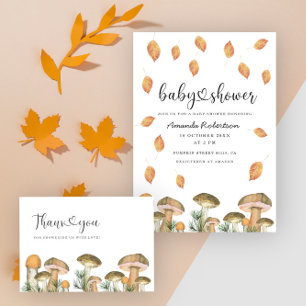Fall mushrooms - Name that song baby shower game
