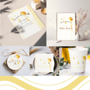 Sweet as can bee baby shower  gift tags