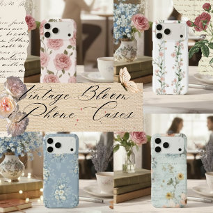 Vintage Floral Pink Aesthetic iPhone 17 Case