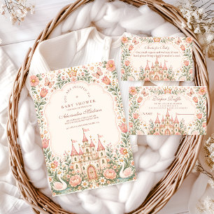 Whimsical Fairytale Castle Baby Shower Napkin