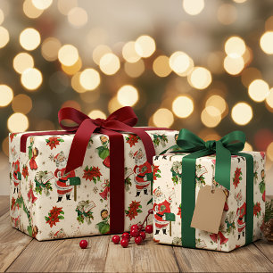 Retro Treasures Christmas Wrapping Paper