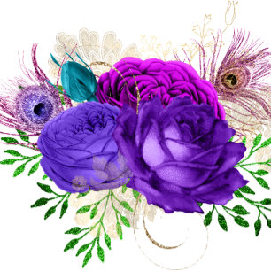 Luxury Fiesta Peacock Gold Wedding Shower Invites