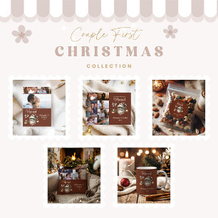 Western First Christmas Married 2 Photo  Holiday Card