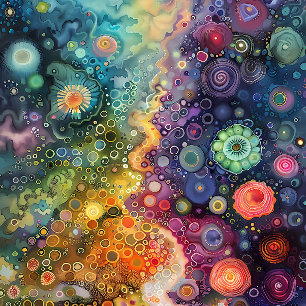 Beautiful Whimsical Colourful Back to School  Thermal Tumbler