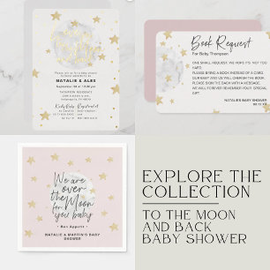 Moon Starts Hopes & Wishes Baby Shower Card