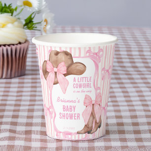 Cowgirl baby shower diaper raffle enclosure card