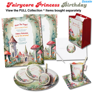 Fairytale Castle Fairycore Princess Birthday Girl Invitation