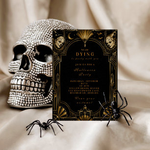 Elegant Clown Halloween Party Invitation