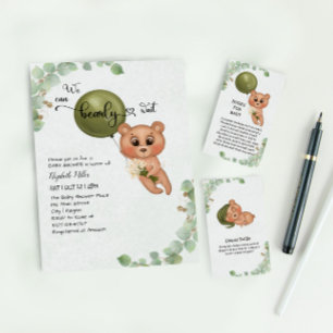 We Can Bearly Wait Bear Baby Shower 