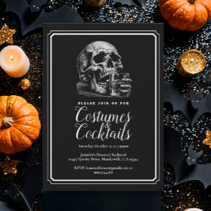 Gothic Skull Whiskey Vintage Halloween Party  Mug