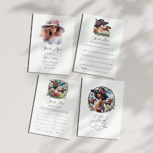 Derby-Inspired "Off to the Altar" Bridal Shower Invitation