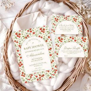 Little Sprout Botanical Diapper Raffle Enclosure Card