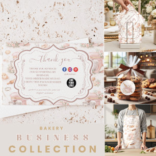 Blush Vintage Patisserie Bakery Business Apron