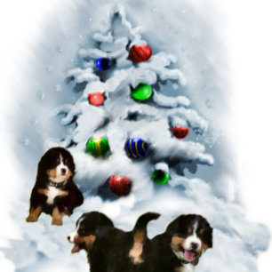 Bernese Mountain Dog Christmas Cards